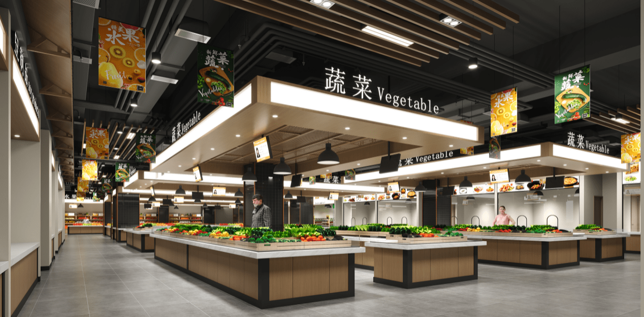 市集蔬果区